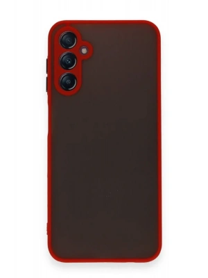 Newface Samsung Galaxy A25 5G Kılıf Montreal Silikon Kapak - Kırmızı