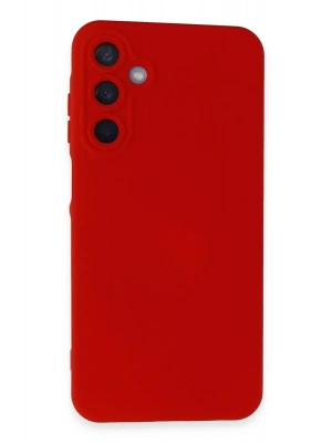 Newface Samsung Galaxy A25 5G Kılıf Nano içi Kadife Silikon - Kırmızı