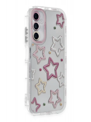 Newface Samsung Galaxy A25 5G Kılıf Reflexion Desenli Kapak - Desen 3