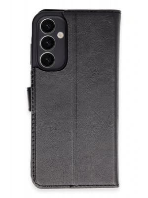 Newface Samsung Galaxy A25 5G Kılıf Trend S Plus Kapaklı Kılıf - Siyah