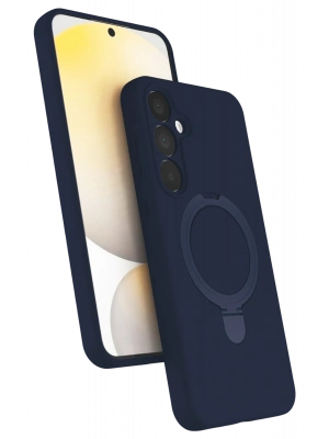 Newface Samsung Galaxy A25 5G Regal Magsafe Standlı Kapak - Lacivert