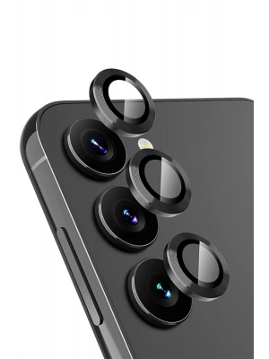Newface Samsung Galaxy A25 5G Valdez Metal Kamera Lens - Siyah