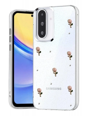 Newface Samsung Galaxy A26 Fiyonk Desenli Kapak - Desen 6