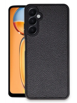 Newface Samsung Galaxy A26 Kılıf Aras Deri Kapak - Siyah