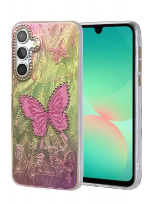 Newface Samsung Galaxy A26 Kılıf Blade Aynalı Desenli Kapak - Desen 5