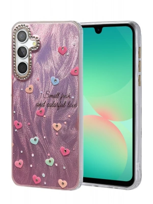 Newface Samsung Galaxy A26 Kılıf Blade Aynalı Desenli Kapak - Desen 8