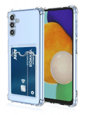 Newface Samsung Galaxy A26 Kılıf Kart Şeffaf Silikon - Şeffaf