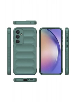 Newface Samsung Galaxy A26 Kılıf Optimum Silikon - Koyu Yeşil