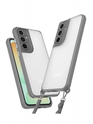 Newface Samsung Galaxy A26 Kılıf Penta Silikon Kılıf - Titan Gri