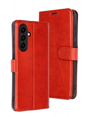 Newface Samsung Galaxy A26 Kılıf Trend S Plus Kapaklı Kılıf - Kırmızı