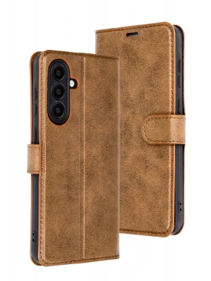 Newface Samsung Galaxy A26 Kılıf Trend S Plus Kapaklı Kılıf - Taba