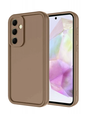 Newface Samsung Galaxy A26 Kılıf Viera Silikon - Kahverengi