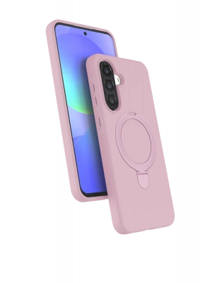 Newface Samsung Galaxy A26 Regal Magsafe Standlı Kapak - Açık Pembe