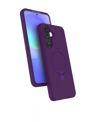 Newface Samsung Galaxy A26 Regal Magsafe Standlı Kapak - Derin Mor