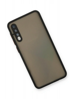 Newface Samsung Galaxy A30S Kılıf Montreal Silikon Kapak - Siyah