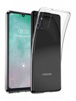 Newface Samsung Galaxy A31 Kılıf Lüx Şeffaf Silikon