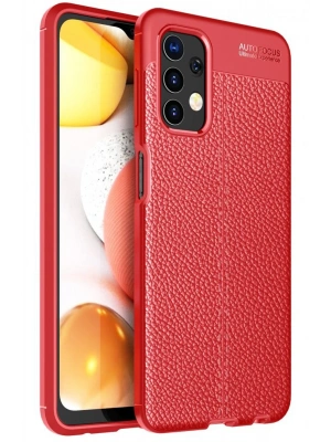 Newface Samsung Galaxy A32 Kılıf Auto Focus Kapak - Kırmızı