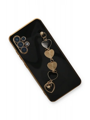 Newface Samsung Galaxy A32 Kılıf Esila Silikon - Siyah