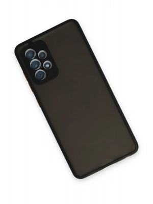 Newface Samsung Galaxy A32 Kılıf Montreal Silikon Kapak - Siyah