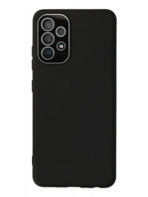 Newface Samsung Galaxy A33 5G Kılıf Lansman Glass Kapak - Siyah