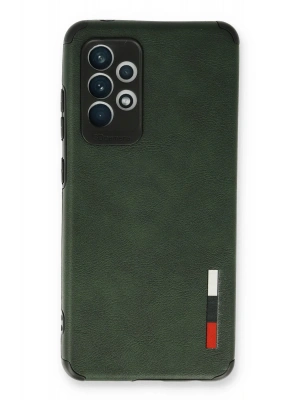 Newface Samsung Galaxy A33 5G Kılıf Loop Deri Silikon - Yeşil