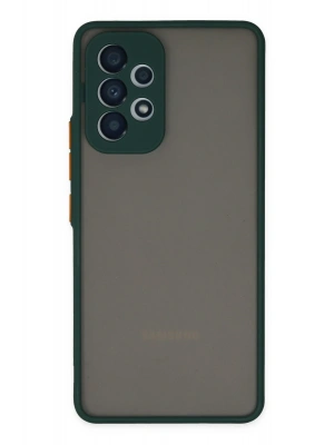 Newface Samsung Galaxy A33 5G Kılıf Montreal Silikon Kapak - Yeşil