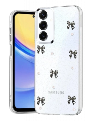 Newface Samsung Galaxy A34 5G Fiyonk Desenli Kapak - Desen 8