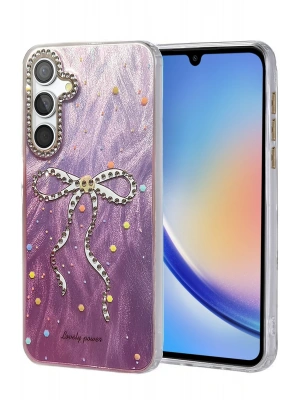 Newface Samsung Galaxy A34 5G Kılıf Blade Aynalı Desenli Kapak - Desen 1