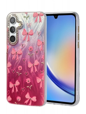 Newface Samsung Galaxy A34 5G Kılıf Blade Aynalı Desenli Kapak - Desen 3