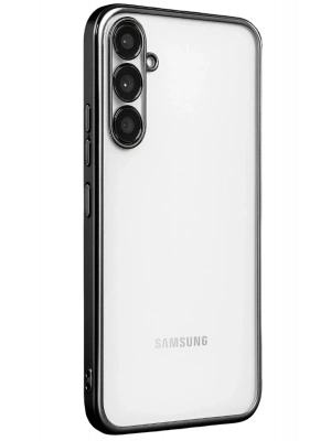 Newface Samsung Galaxy A34 5G Kılıf Razer Lensli Silikon - Siyah