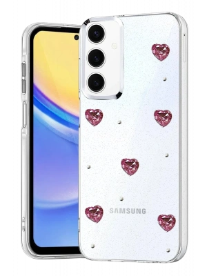 Newface Samsung Galaxy A35 5G Fiyonk Desenli Kapak - Desen 7