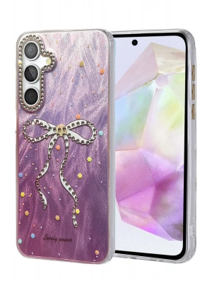 Newface Samsung Galaxy A35 5G Kılıf Blade Aynalı Desenli Kapak - Desen 1