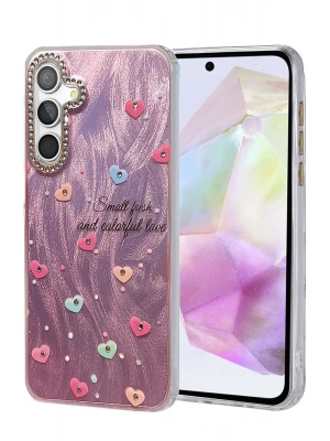 Newface Samsung Galaxy A35 5G Kılıf Blade Aynalı Desenli Kapak - Desen 8