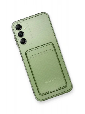 Newface Samsung Galaxy A35 5G Kılıf Kart Şeffaf Silikon - Şeffaf