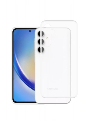 Newface Samsung Galaxy A35 5G Kılıf Lüx Şeffaf Silikon