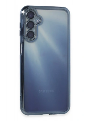 Newface Samsung Galaxy A35 5G Kılıf Razer Lensli Silikon - Açık Mavi