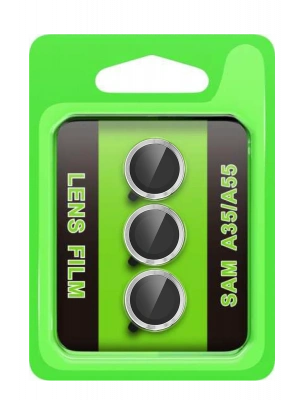 Newface Samsung Galaxy A35 5G Raze Metal Kamera Lens - Gümüş