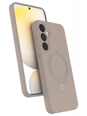 Newface Samsung Galaxy A35 5G Regal Magsafe Standlı Kapak - Çöl Titanyum