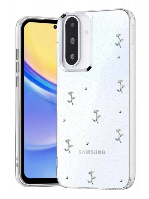 Newface Samsung Galaxy A36 Fiyonk Desenli Kapak - Desen 2