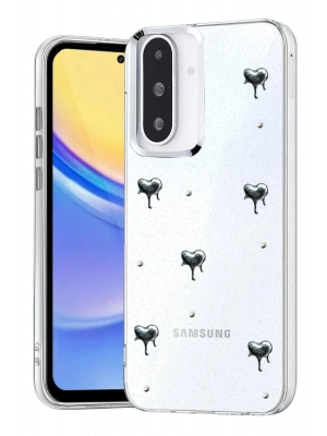 Newface Samsung Galaxy A36 Fiyonk Desenli Kapak - Desen 3