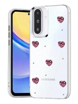 Newface Samsung Galaxy A36 Fiyonk Desenli Kapak - Desen 7