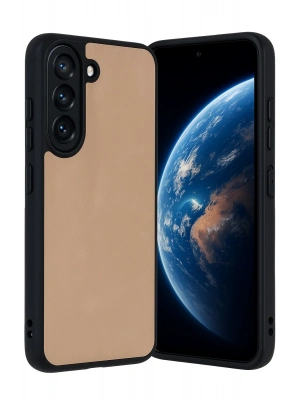 Newface Samsung Galaxy A36 Kılıf Aras Deri Kapak - Pudra