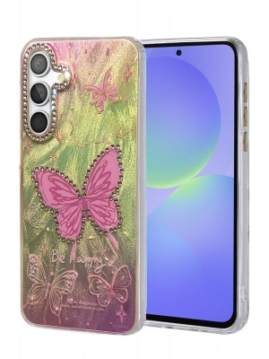 Newface Samsung Galaxy A36 Kılıf Blade Aynalı Desenli Kapak - Desen 5