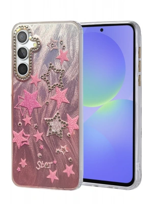 Newface Samsung Galaxy A36 Kılıf Blade Aynalı Desenli Kapak - Desen 7