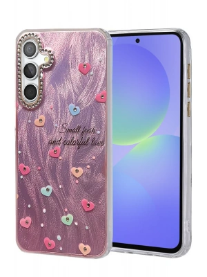 Newface Samsung Galaxy A36 Kılıf Blade Aynalı Desenli Kapak - Desen 8