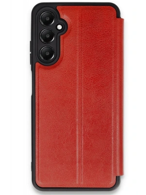 Newface Samsung Galaxy A36 Kılıf Flip Cover - Kırmızı