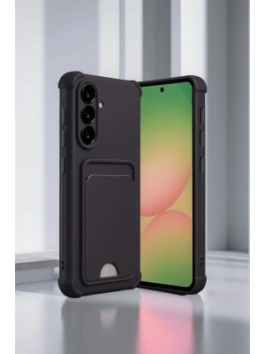 Newface Samsung Galaxy A36 Kılıf Kelvin Kartvizitli Silikon - Lacivert