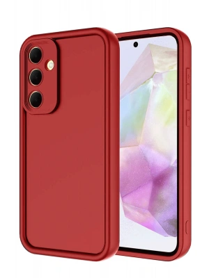 Newface Samsung Galaxy A36 Kılıf Viera Silikon - Kırmızı