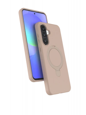 Newface Samsung Galaxy A36 Regal Magsafe Standlı Kapak - Çöl Titanyum