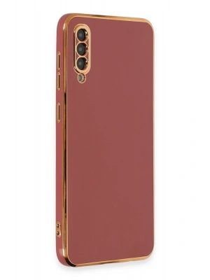 Newface Samsung Galaxy A50 Kılıf Volet Silikon - Kırmızı